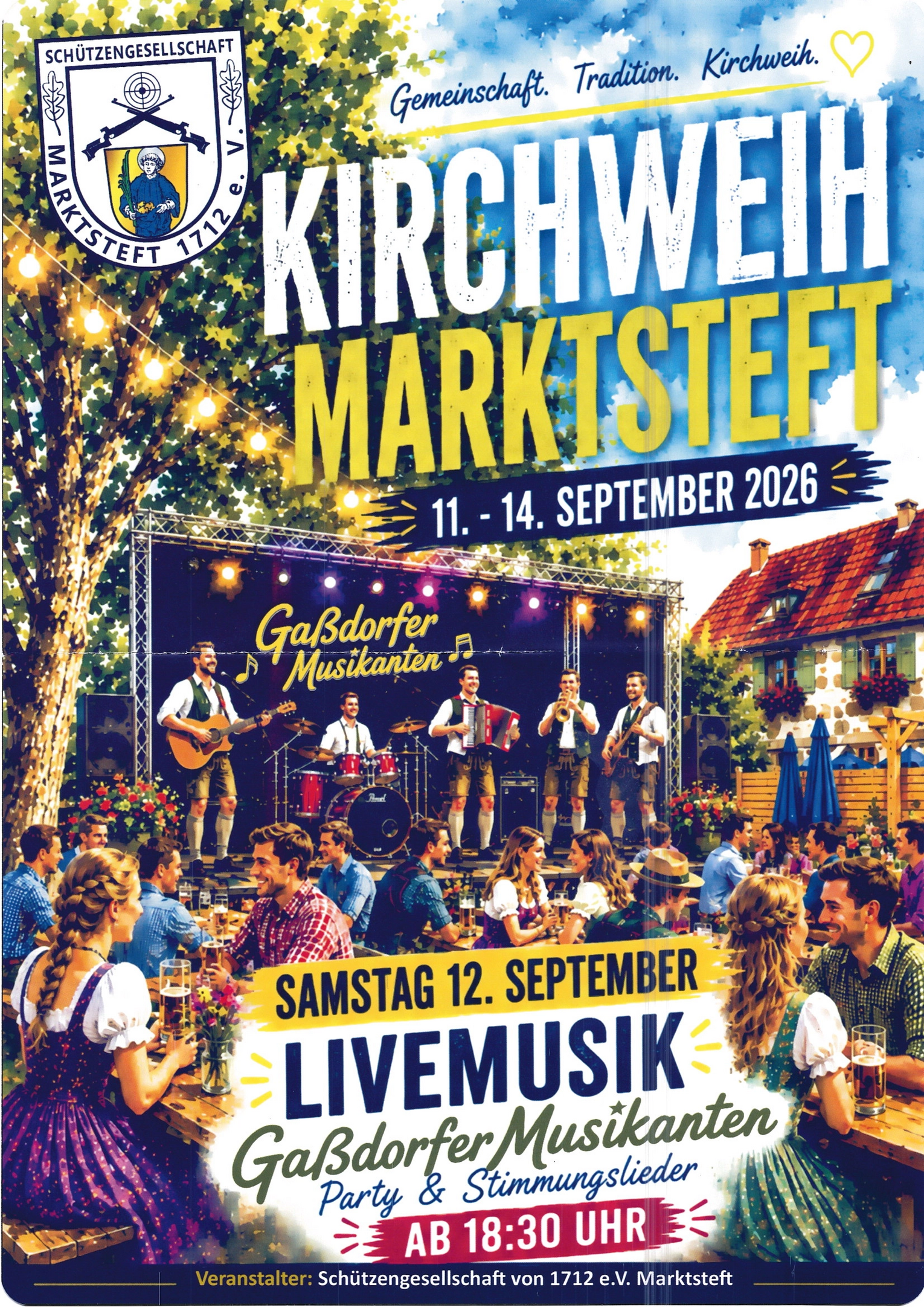 Flyer: Kirchweih Marktsteft Flyer: Kirchweih Marktsteft